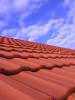 roof, top, sky, cer, blu, albastru, red, tigle, cover, house, casa, mansion, residence, living, 
