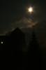 mountains, night, cabin, cottage, house, building, wood, moon, fir, trees, moon, lights, tale, munte, noapte, cabana, casa, cladire, padure, poveste,luna, brad, brazi, lumini